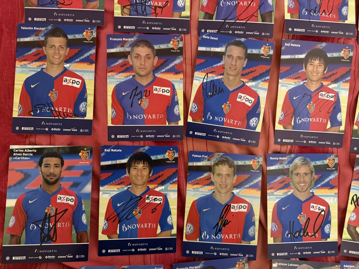 Autografi: Autogrammkarten FC Basel signiert – Usato da Rüschlikon venduto da Andi_2000 4