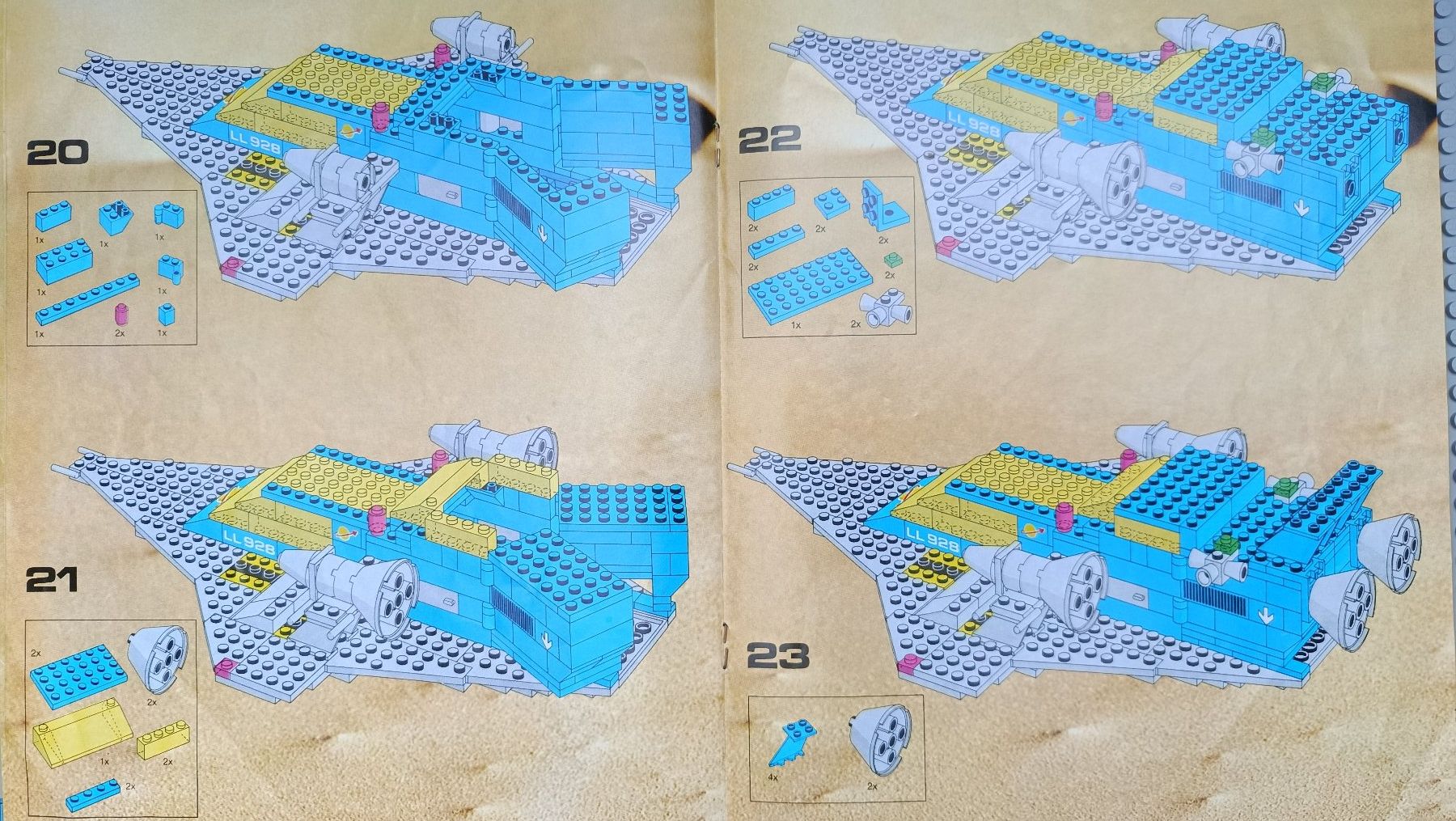 Lego Kit di costruzioni: LEGO Classic Space Anleitung / Instructions - 928 – Usato da Muhen venduto da Legoholic 4