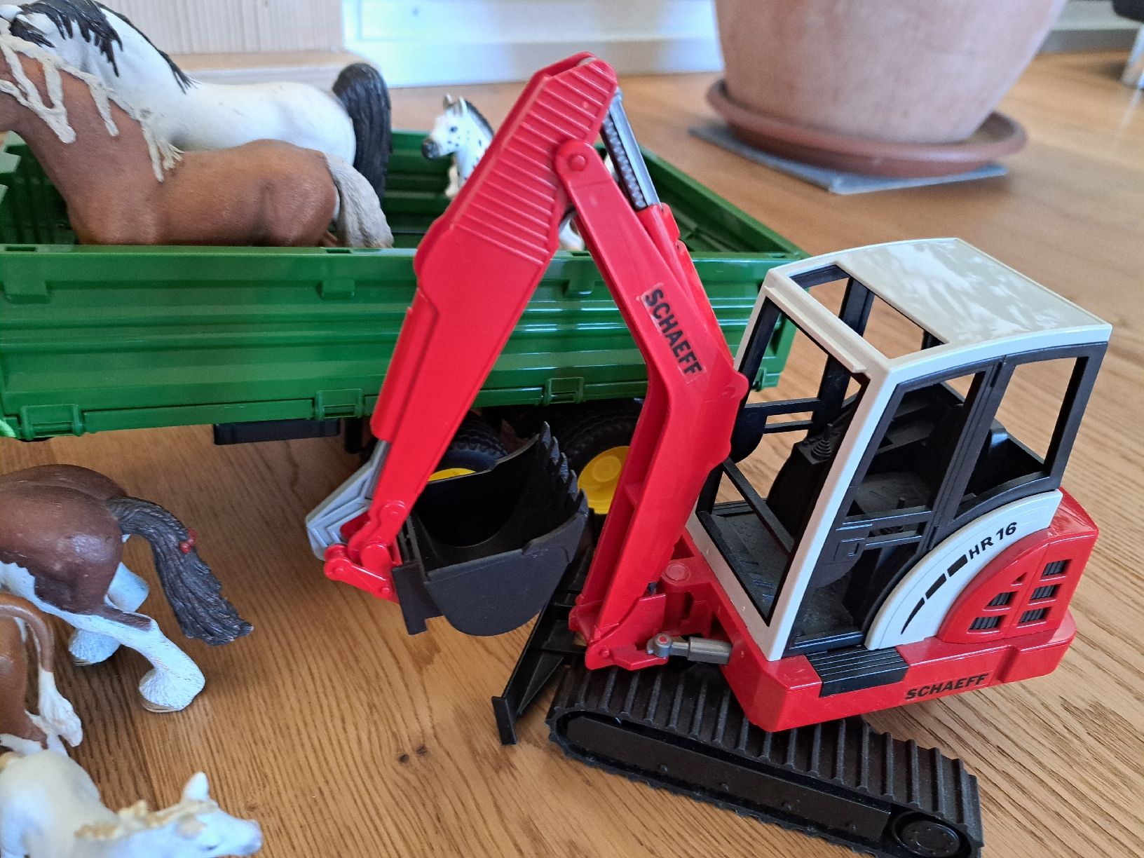 Bruder Giocattoli: Bruder Schleich Traktor Tiere Bagger Set – Usato da bazenheid venduto da salerno007 5