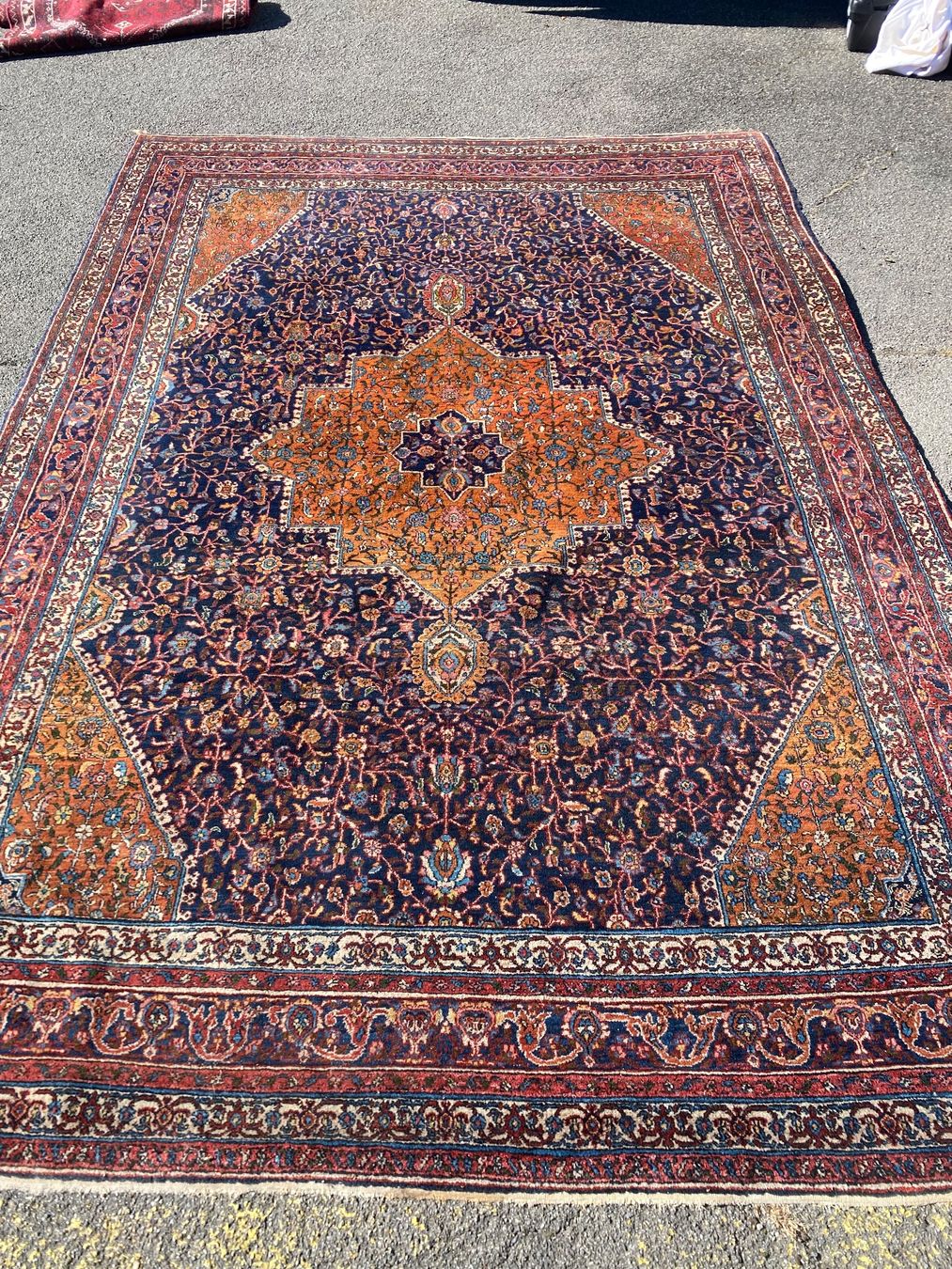 Tappeti: Perser Teppich, Orientteppich, blau/rot, Vintage – Usato da Zürich venduto da 888simon888 2