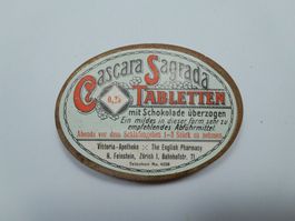 Vintage Kartonbox - Dose - Cascara Sagrada Tabletten