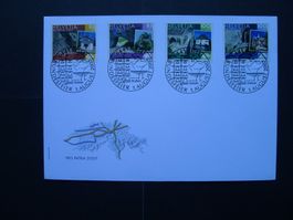 2007 Nr. B296-B299 auf Brief gestempelt 1.8.2006 Rütli