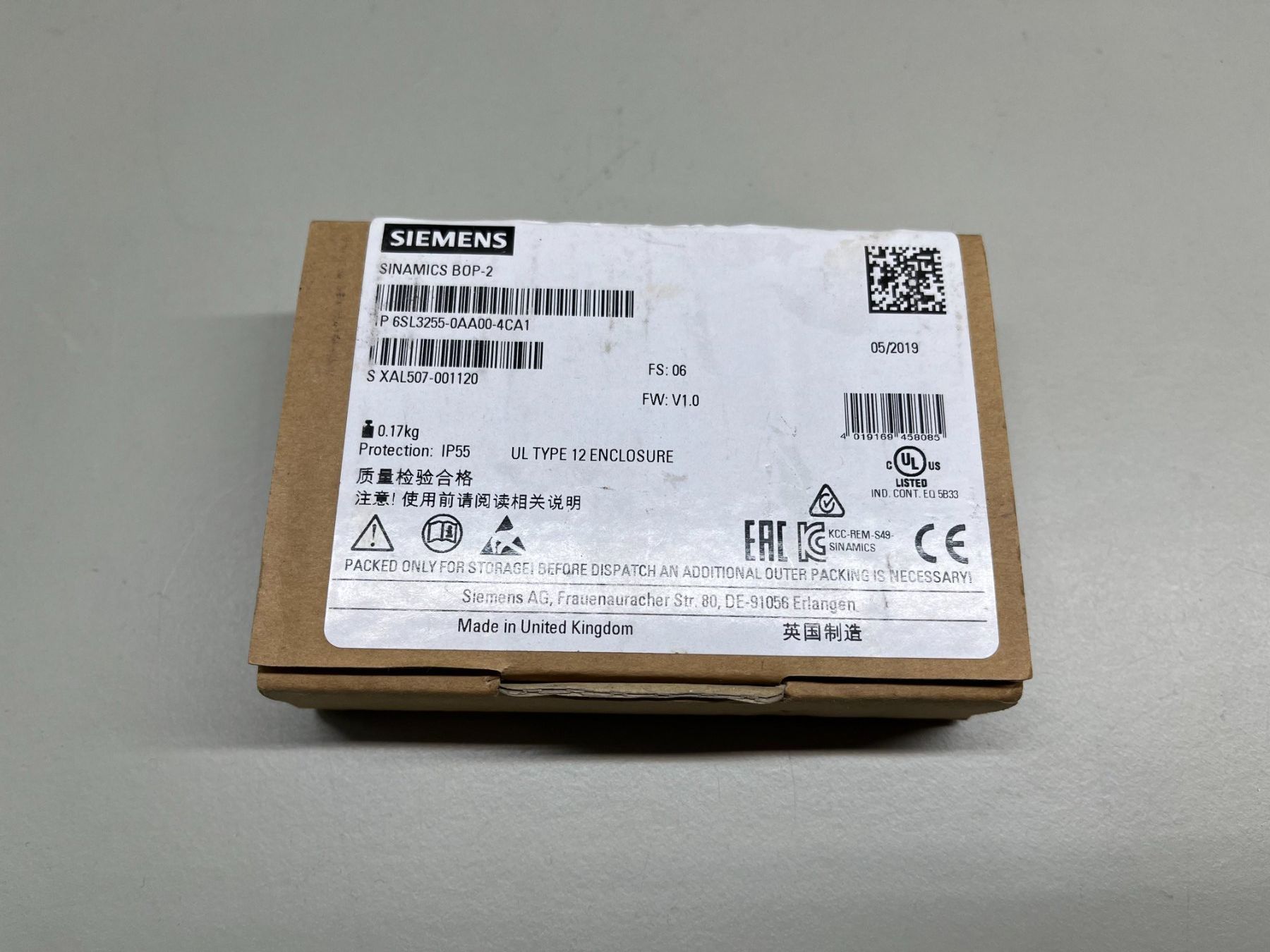 Siemens Elektronikbauteile: Siemens SINAMICS BOP-2 G120 – Neu und originalverpackt aus Jenaz von Speedy350