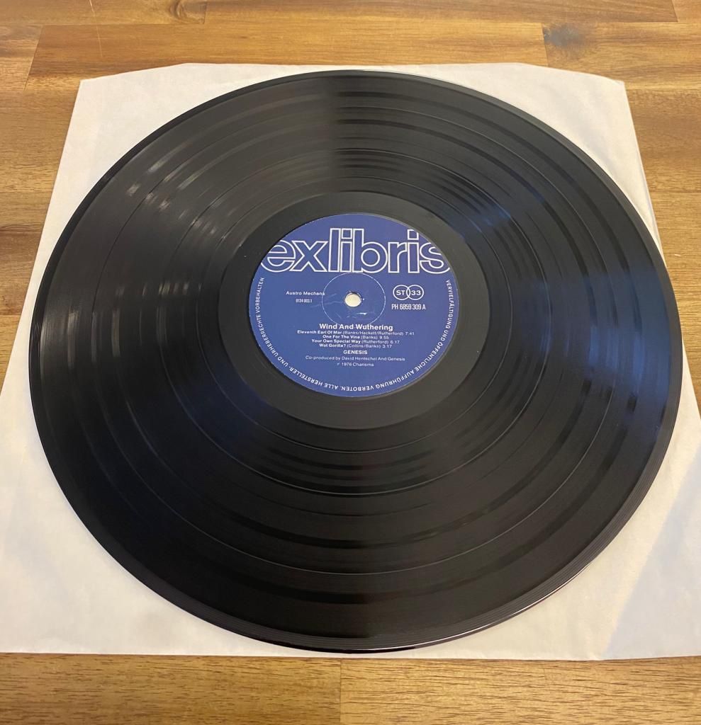 Dischi in vinile: Genesis Wind & Wuthering (Swiss Press) 76 – Usato da Belp venduto da B7L0 2