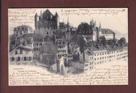 LAUSANNE - Tunnel et Château - 1902