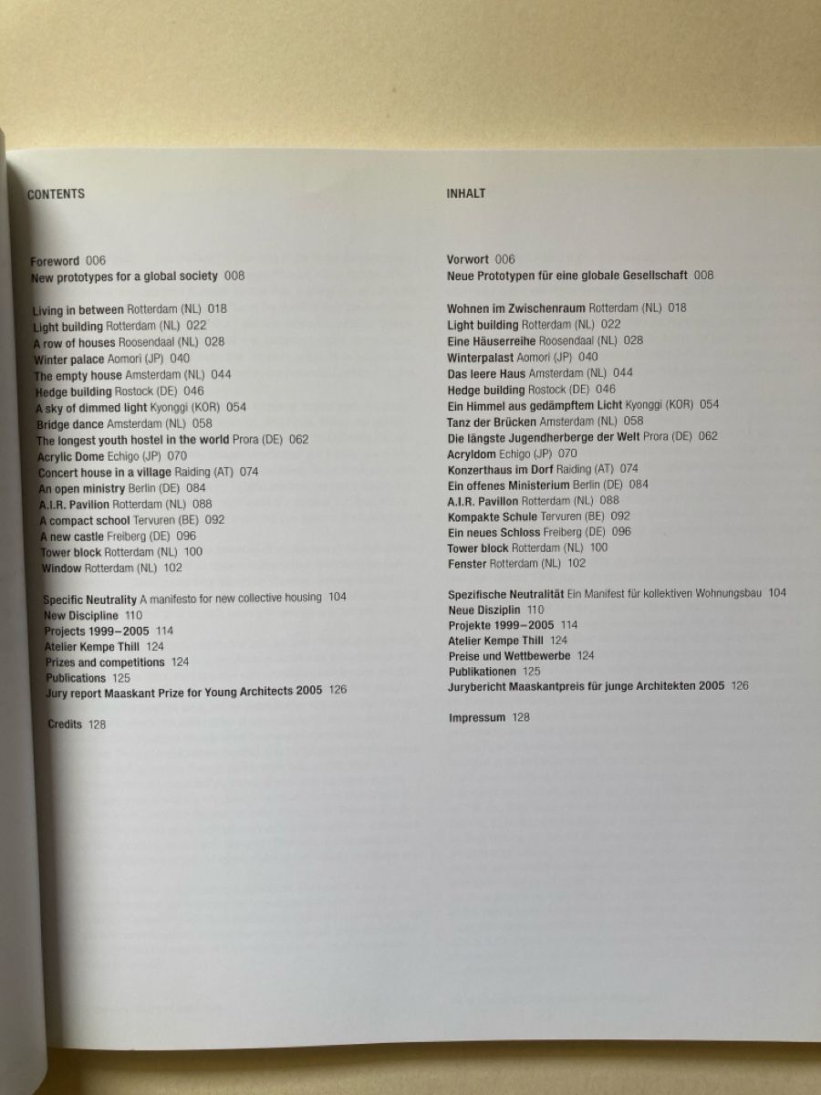 Libri: Atelier Kempe Thill - Architektur Buch – Usato da Zürich venduto da 000rk 1