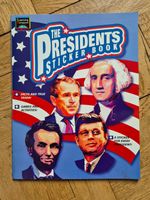 US Präsidenten Sticker Buch, neuwertig, Lehrreich!