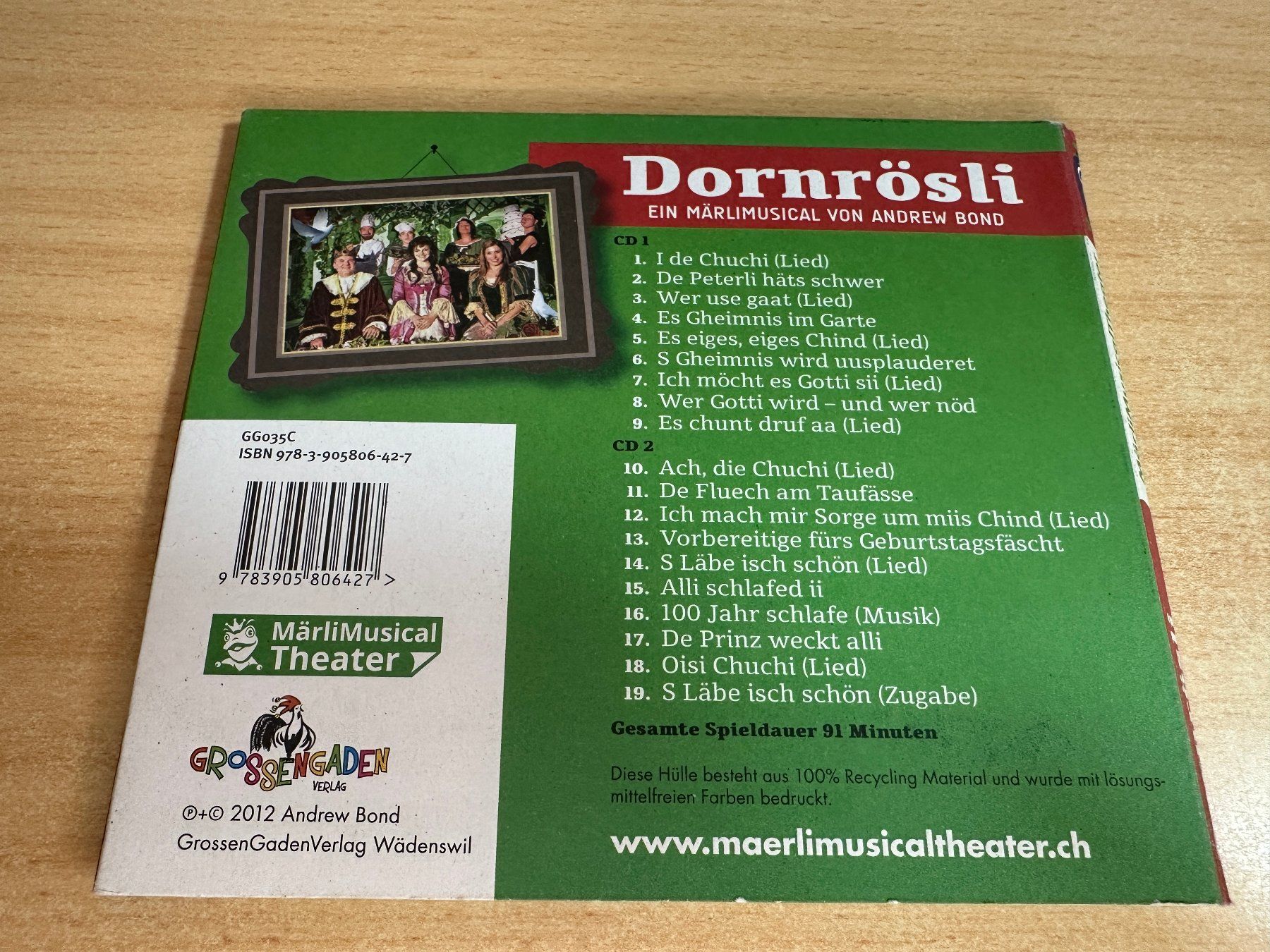 CD: K9 Andrew - Bond Dornrösli - 2 CD – Usato da Rikon im Tösstal venduto da Alpenmutz 1