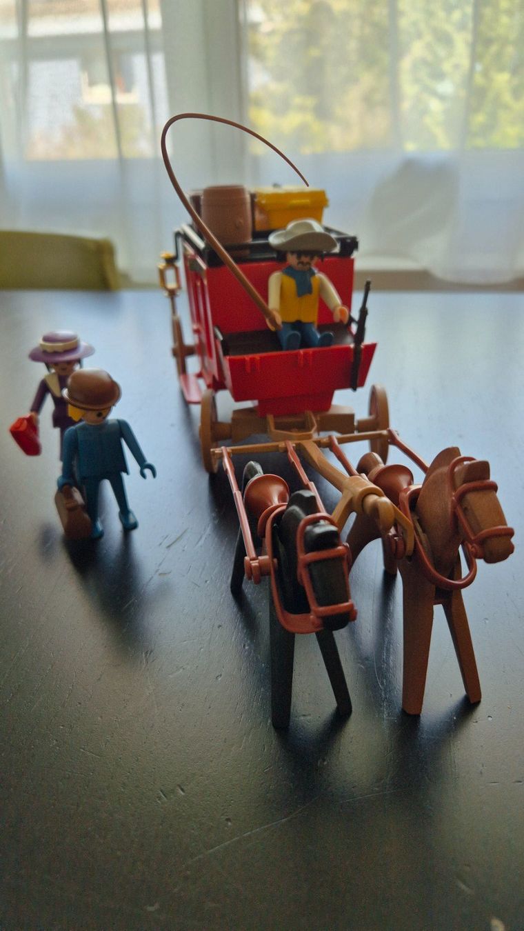 Playmobil Giocattoli: Vintage Playmobil 3245 Postkutsche – Usato da Weisslingen venduto da ajnosa56 2