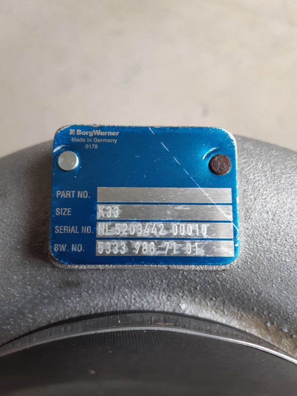 Alle Ersatzteile: Turbolader Borg Warner K33 – Gebraucht aus Emmenbrücke von fiden 3