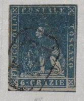 Briefmarke Italien / Toskana
