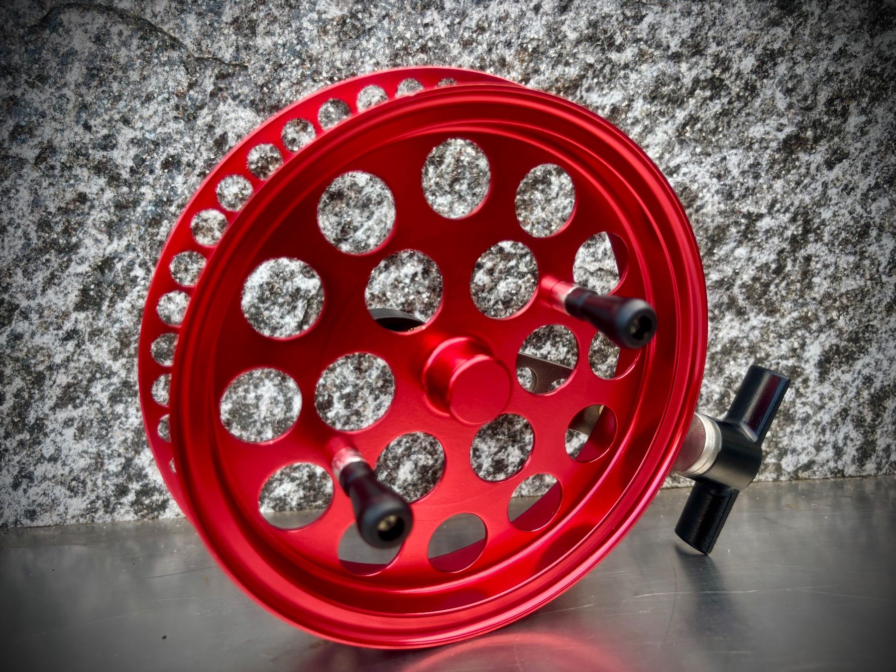 Rollen & Spulen: RedDevil  Wenderolle / Laufrolle Fluss – Neu (gemäss Beschreibung) aus Arbon von Helmuth 1