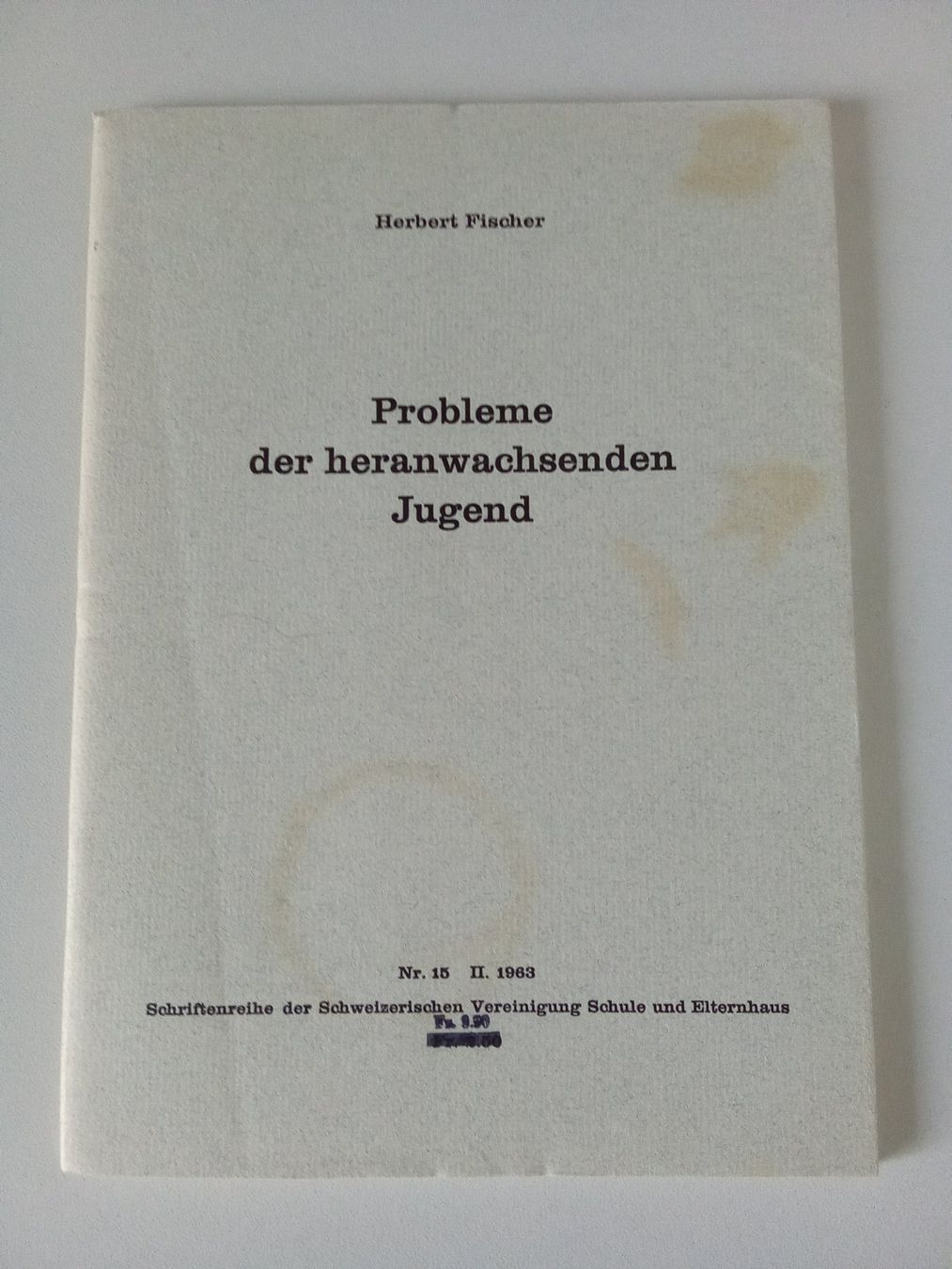 Libri: Probleme der heranwachsenden Jugend, 1963 – Usato da Bilten venduto da Bora3