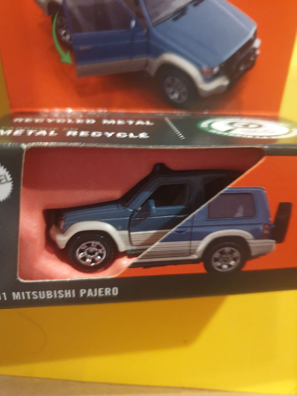 Matchbox Modellini d'auto: Matchbox 1991 MITSUBISHI PAJERO – Nuovo e nell'imballaggio originale da Oftringen venduto da Rotor 3