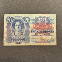 20 Kronen Banknote Österreich Ungarn  1913