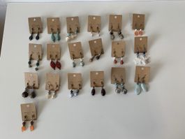 Handgemachte Ohrringe, Modeschmuck, viele verschiedene Arten