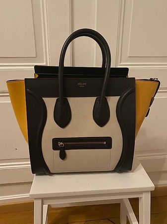 Céline Luggage Mini Tricolor