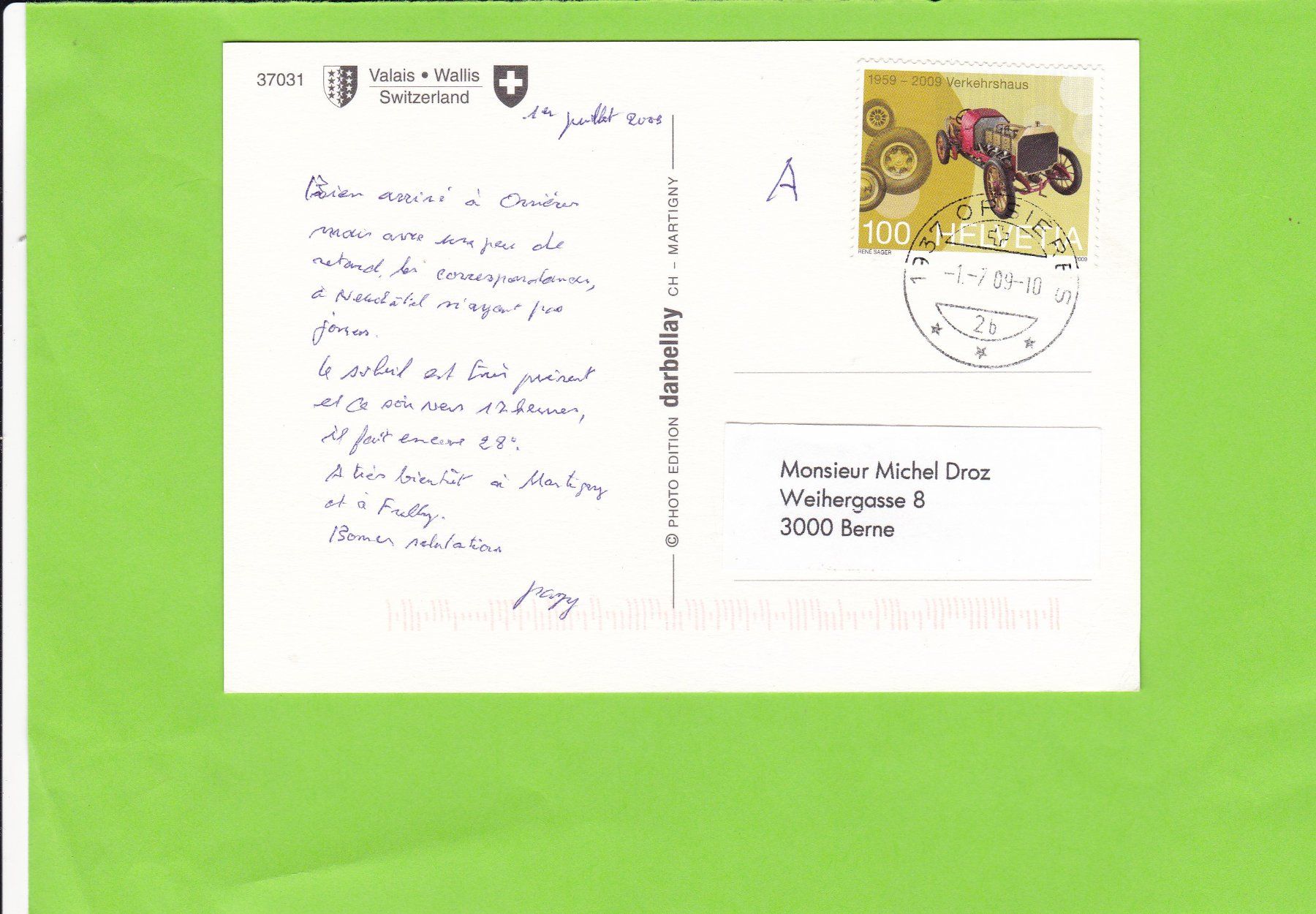 Cartes postales: Orsières – D'occasion à St. Peterzell par neckertal 1