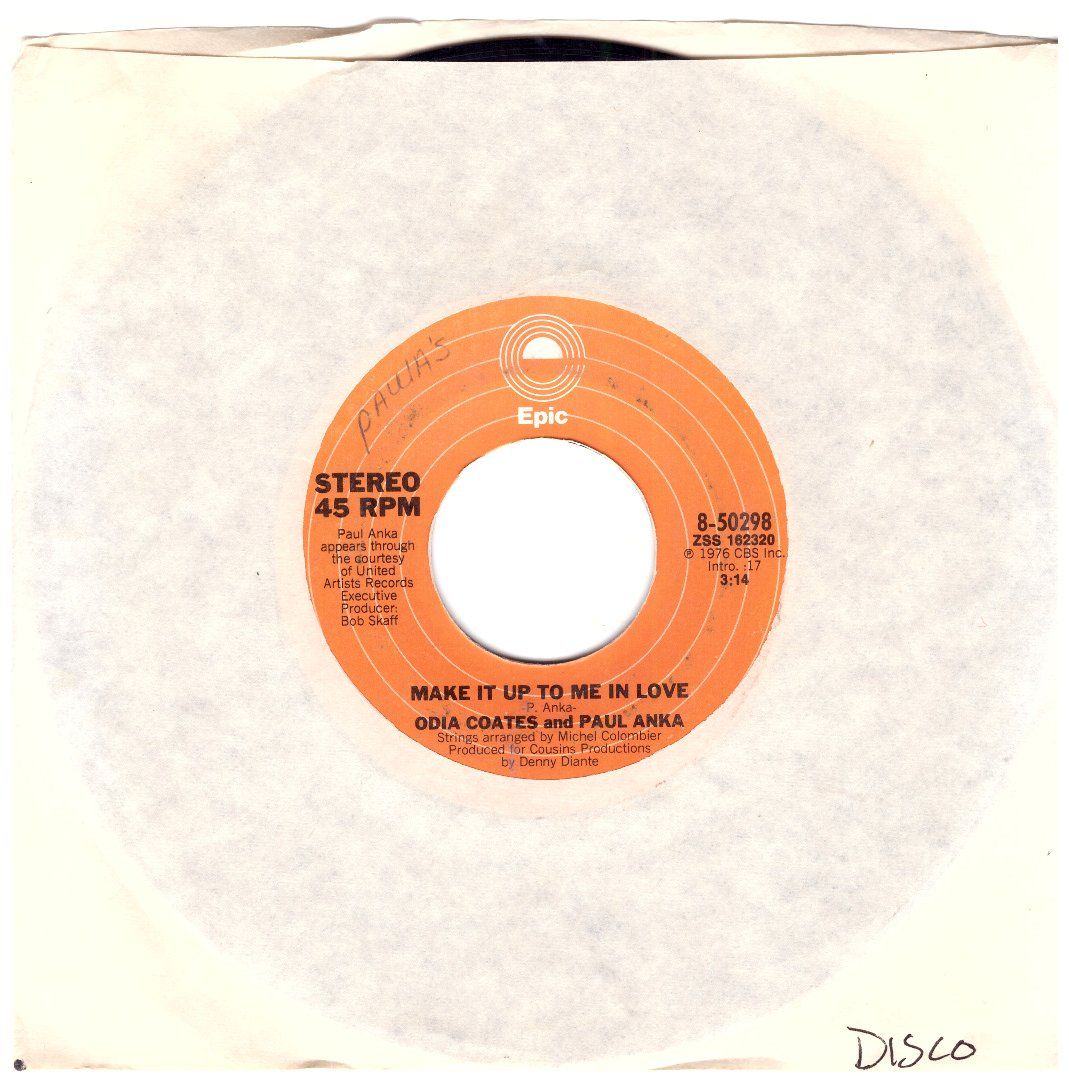 Dischi in vinile: ODIA COATES & PAUL ANKA – Usato da Bassersdorf venduto da house-of-vinyl