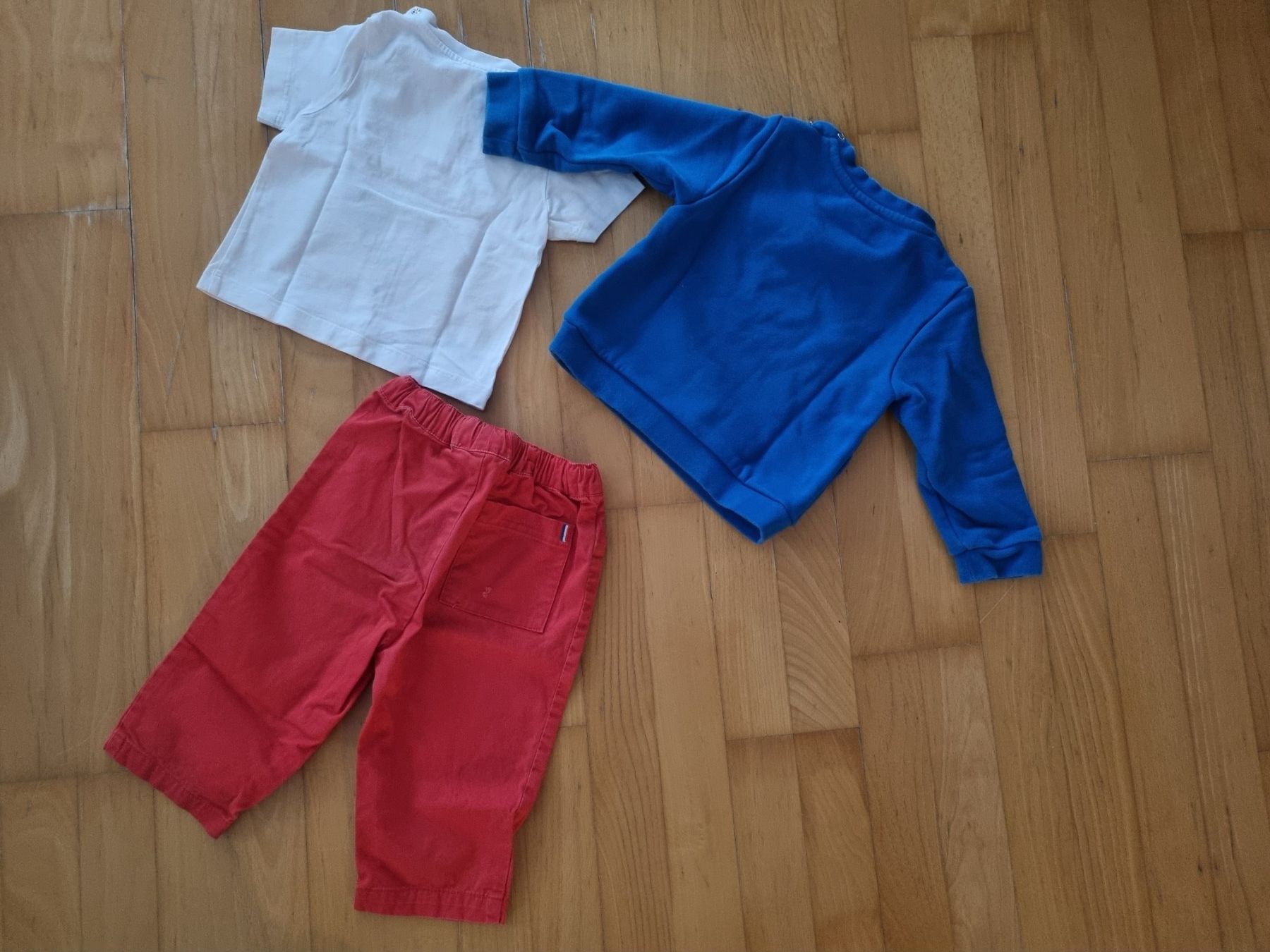 Jacadi Lotti & Set di vestiti: Jacadi Kleinkinder Set: Pullover, T-Shirt & Hose Sommer – Usato da Bäch SZ venduto da cri_87ts 1