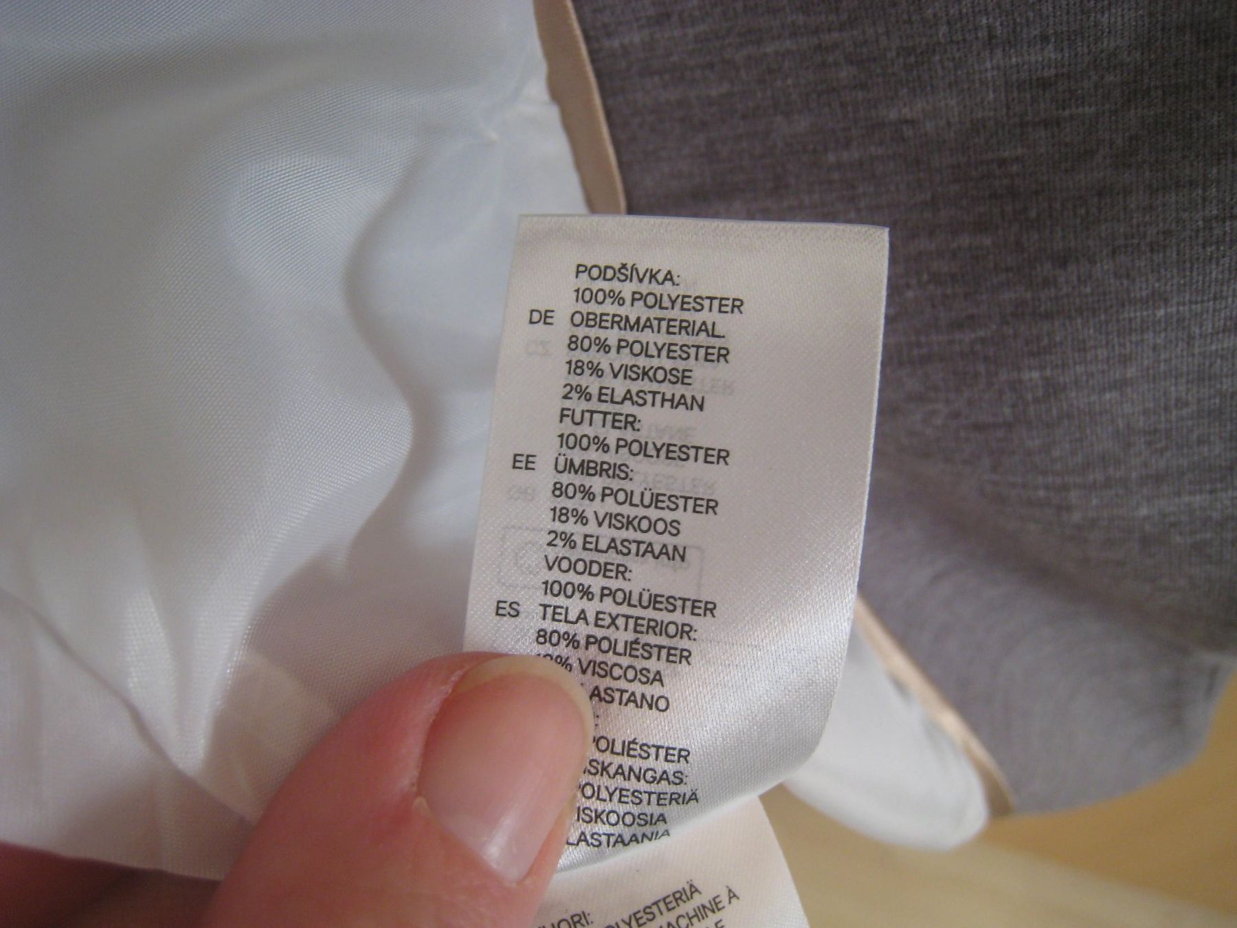 H&M Giacche: grauer Blazer H&M   Gr. 36 – Usato da Dättlikon venduto da Mamakuga 8