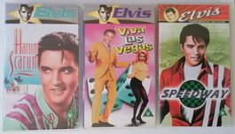 Elvis Presley - VHS Tapes 3 Stück - Speeway - Viva las Vegas