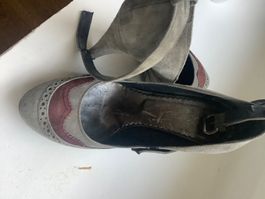 Elegante Wildlederpumps von Patrizia Pepe, Grau, Grösse 38