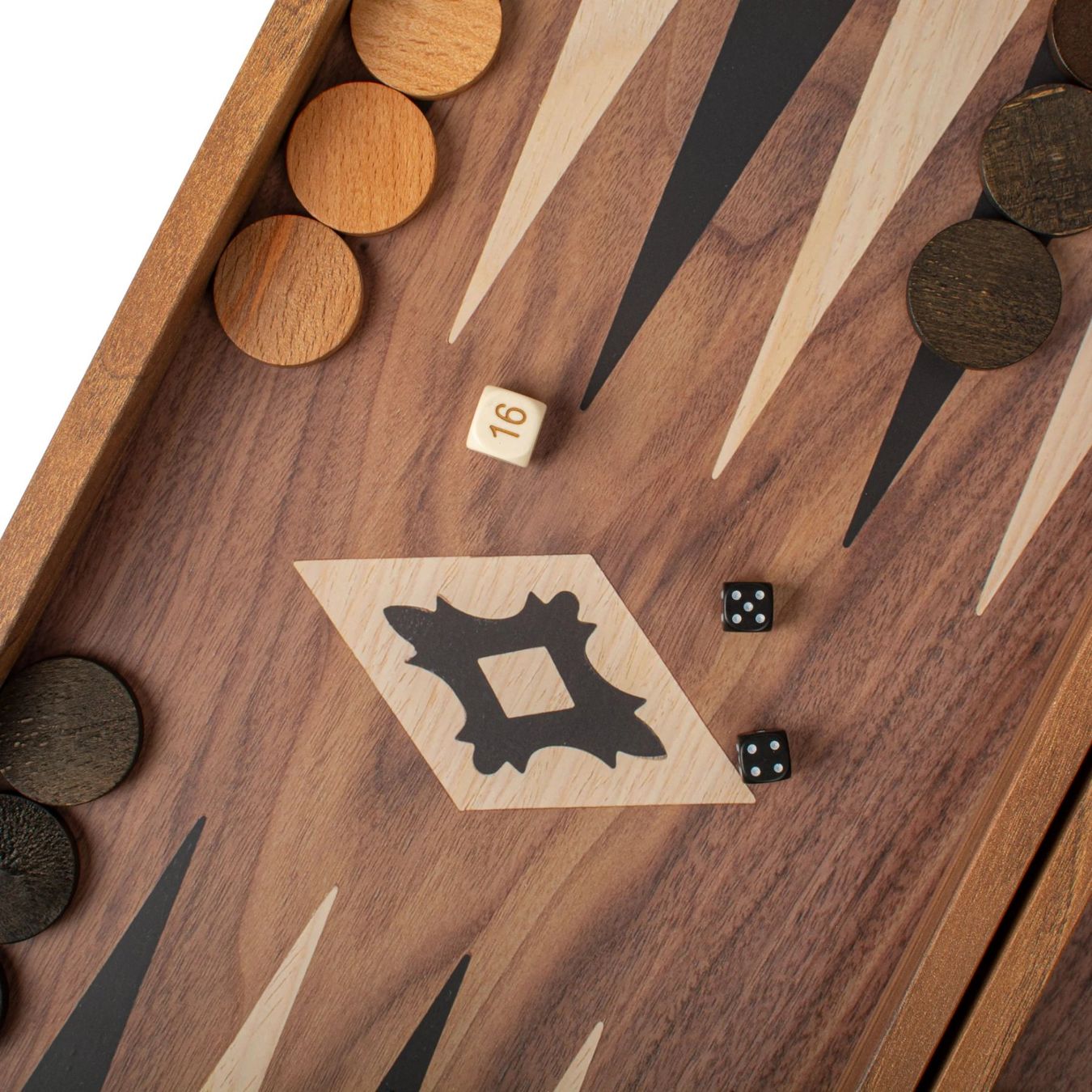 Giochi: Backgammon en bois de réplique de noyer ( NEUF ) – Nuovo e nell'imballaggio originale da Meyrin venduto da ChiaraMania 6