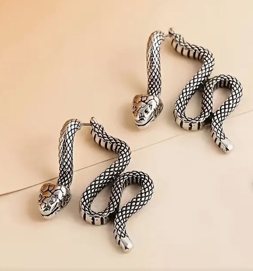 Boucles d'oreille: Schlangen Ohrringe – Neuf avec emballage d'origine à Gams par Mariawicca 1