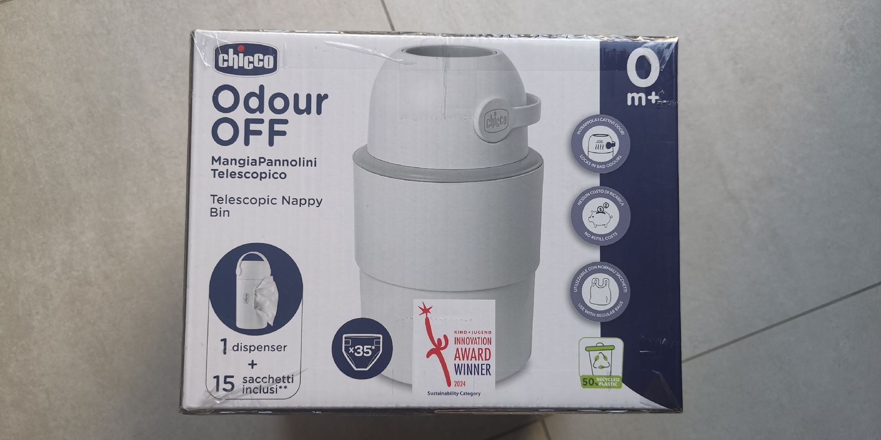 Chicco Poubelles: Chicco Windeleimer, Neu – Neuf avec emballage d'origine à Itingen par schweizersternchen