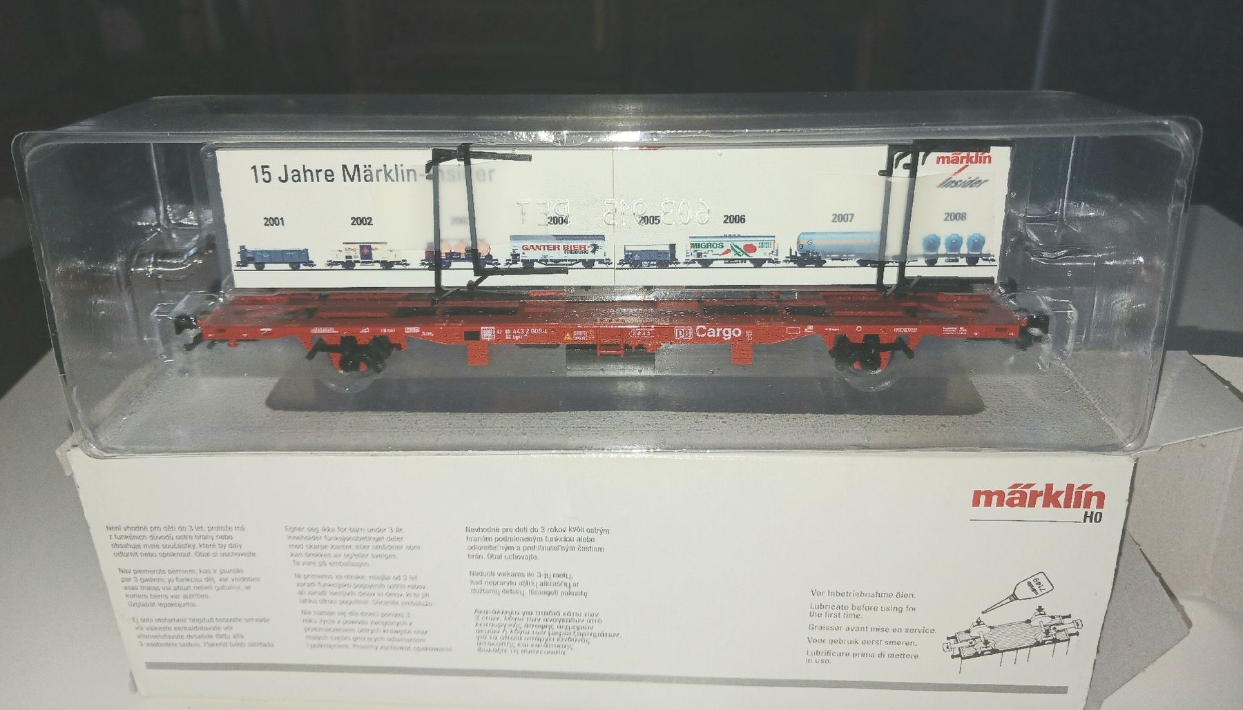 Märklin Modellini di ferrovie: Märklin H0, Wagon spécial "15 ans Insider" DB "Comme neuf " – Nuovo (secondo la descrizione) da Moutier venduto da 2CC2.3402 1