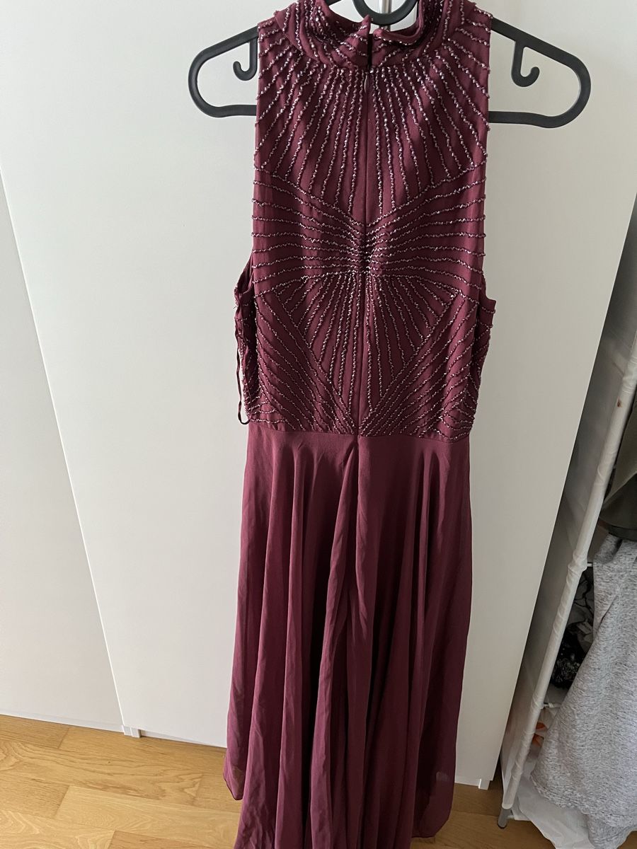 Zalando Vestiti: Lace & beads Kleid, Abendkleid, Gr M, bordeaux – Nuovo (secondo la descrizione) da Lenzburg venduto da car_pzg8 1