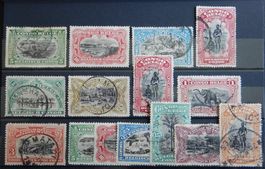Belgisch Kongo ex. Kat. 15-32 */gest. 1910/15