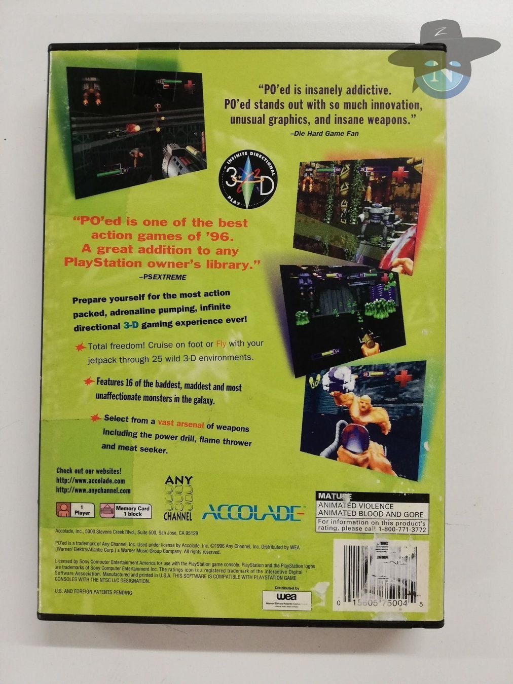 Sony Spiele: Po'Ed / Sony PS1 NTSC-U Longbox – Gebraucht aus St. Gallen von zorro_dc 1