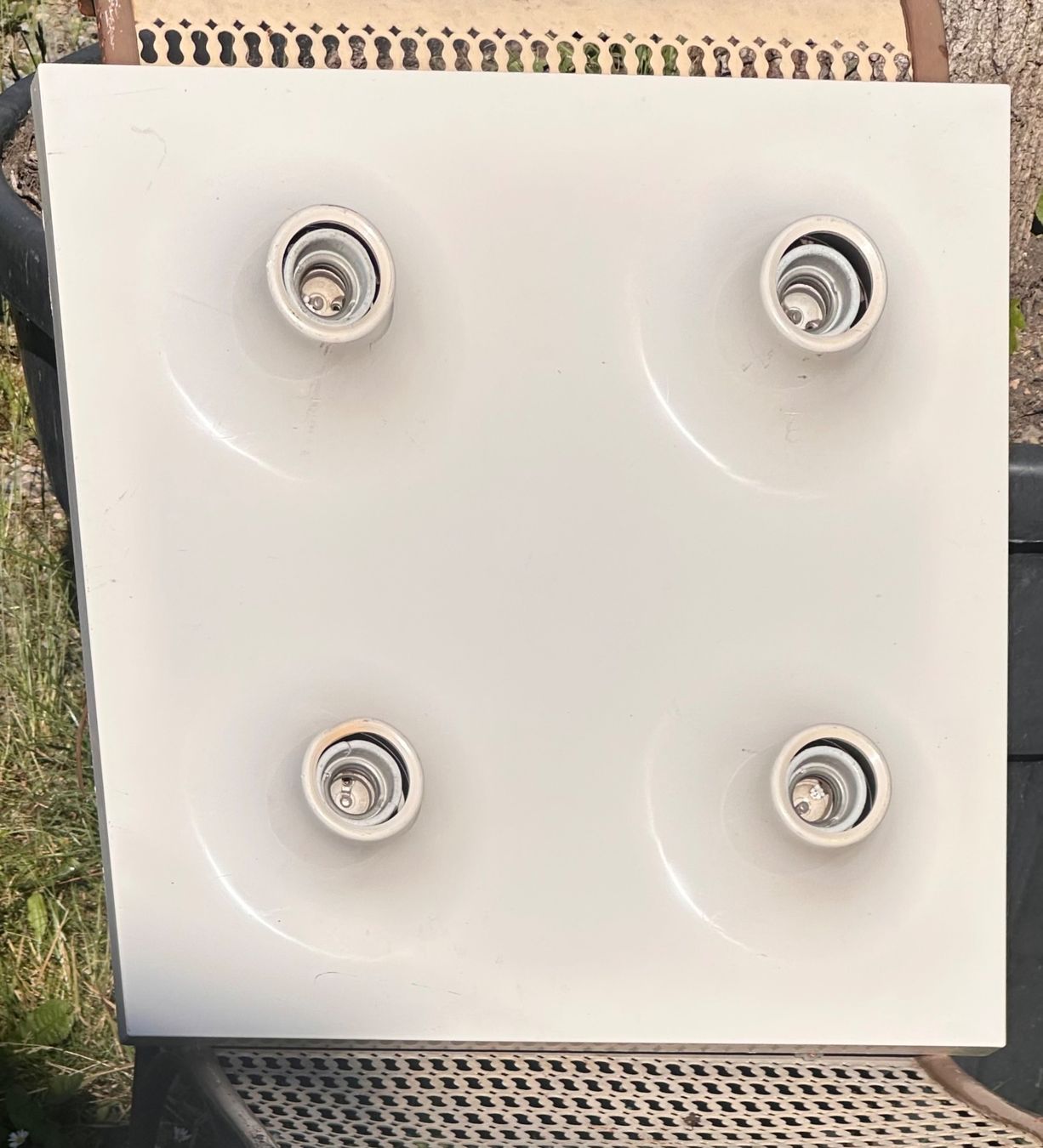 Lampadari & plafoniere: Deckenleuchte 4flammig Weiss - Retro Design - Vintage Lic... – Usato da Otelfingen venduto da Yossi-68