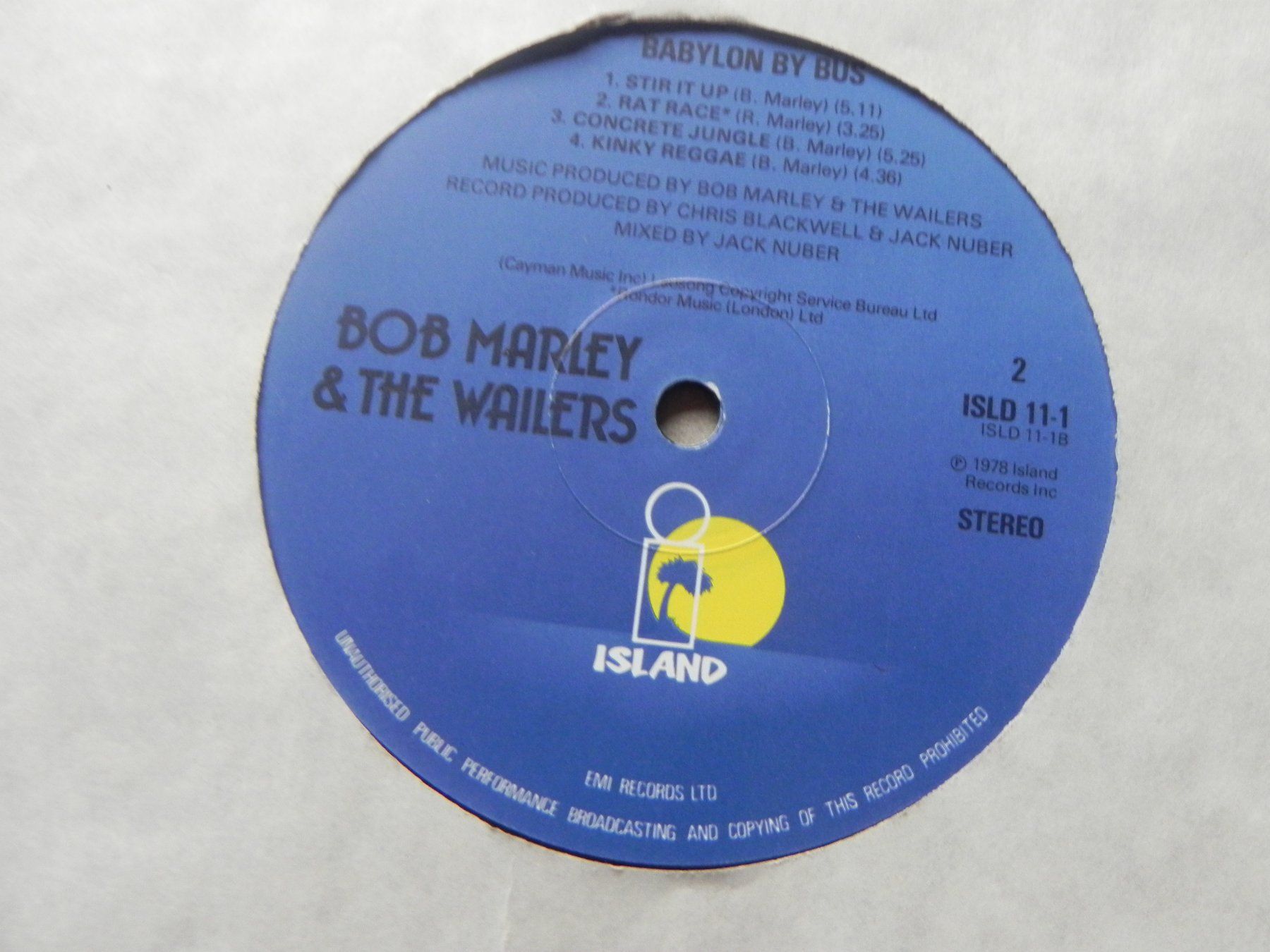 Dischi in vinile: Doppel LP Reggae Roots Bob Marley 1978 Babylon by Bus – Usato da Siebnen venduto da krimsie 7