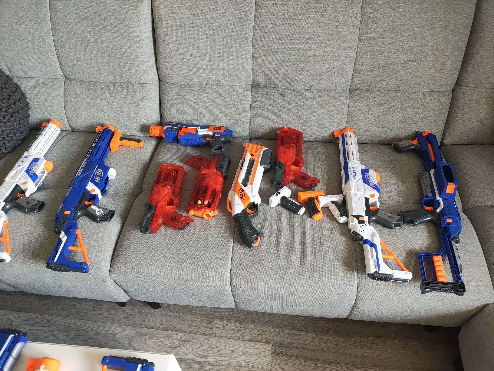 Nerf Giocattoli: Nerf Elite Sortiment, grosse Sammlung – Usato da Wil SG venduto da Mopedchef 1