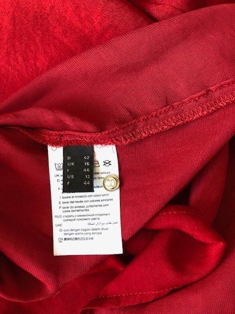 Esprit Blusen: Bluse, esprit, 42, rot, Tunikastil, langarm – Gebraucht aus Hünenberg See von dustein 6