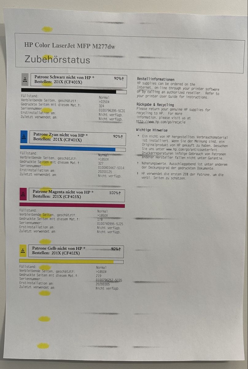 Hewlett Packard Stampanti: HP Color LaserJet MFP M277dw – Usato da Oberengstringen venduto da sasej 4