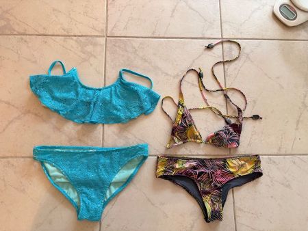 2 Bikinis Gr. 158/164 und Gr. 34