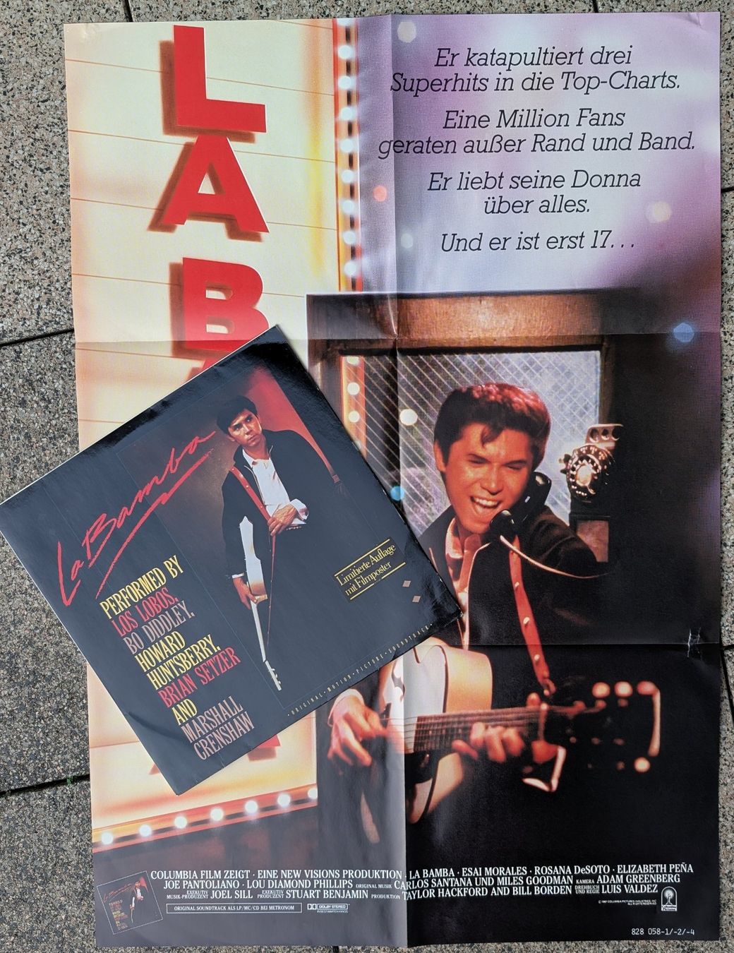 Vinyles: Vinyl OST: La Bamba mit Filmposter – D'occasion à Safnern par Piotr