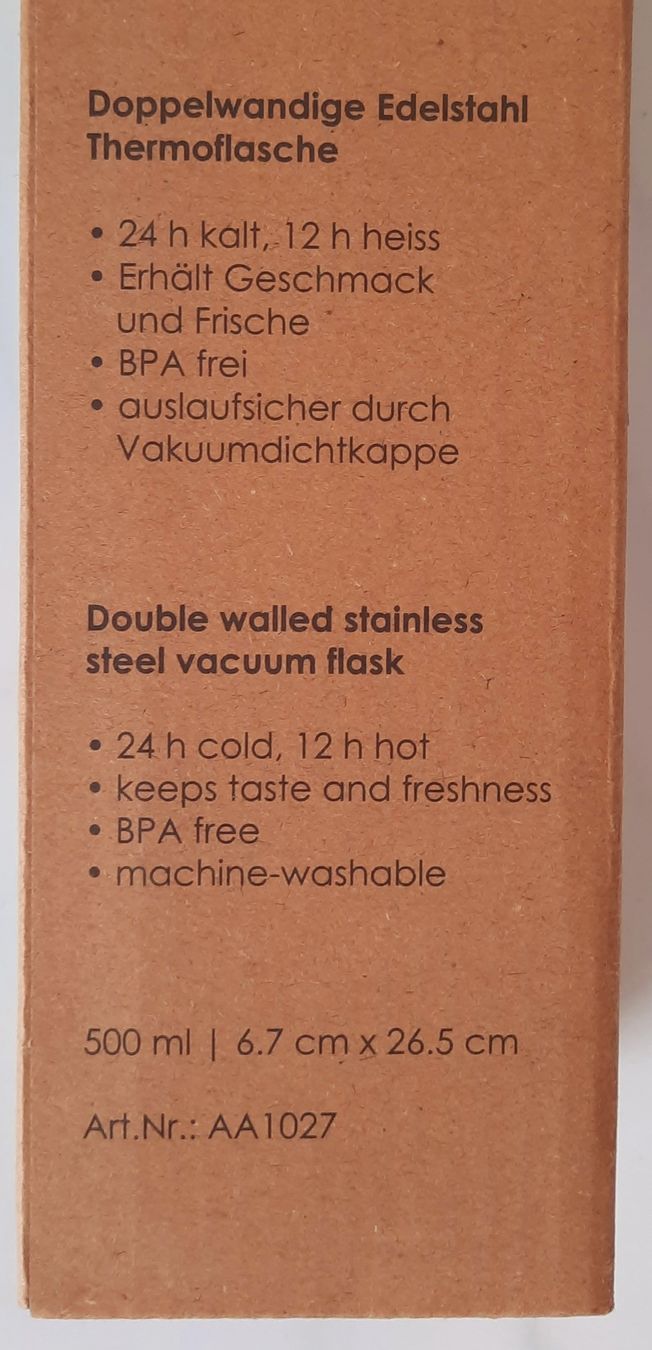 Trinkflaschen & Thermosflaschen: Thermosflasche TrinkflascheSustain – Neu und originalverpackt aus Rotkreuz von schweizerin72 1