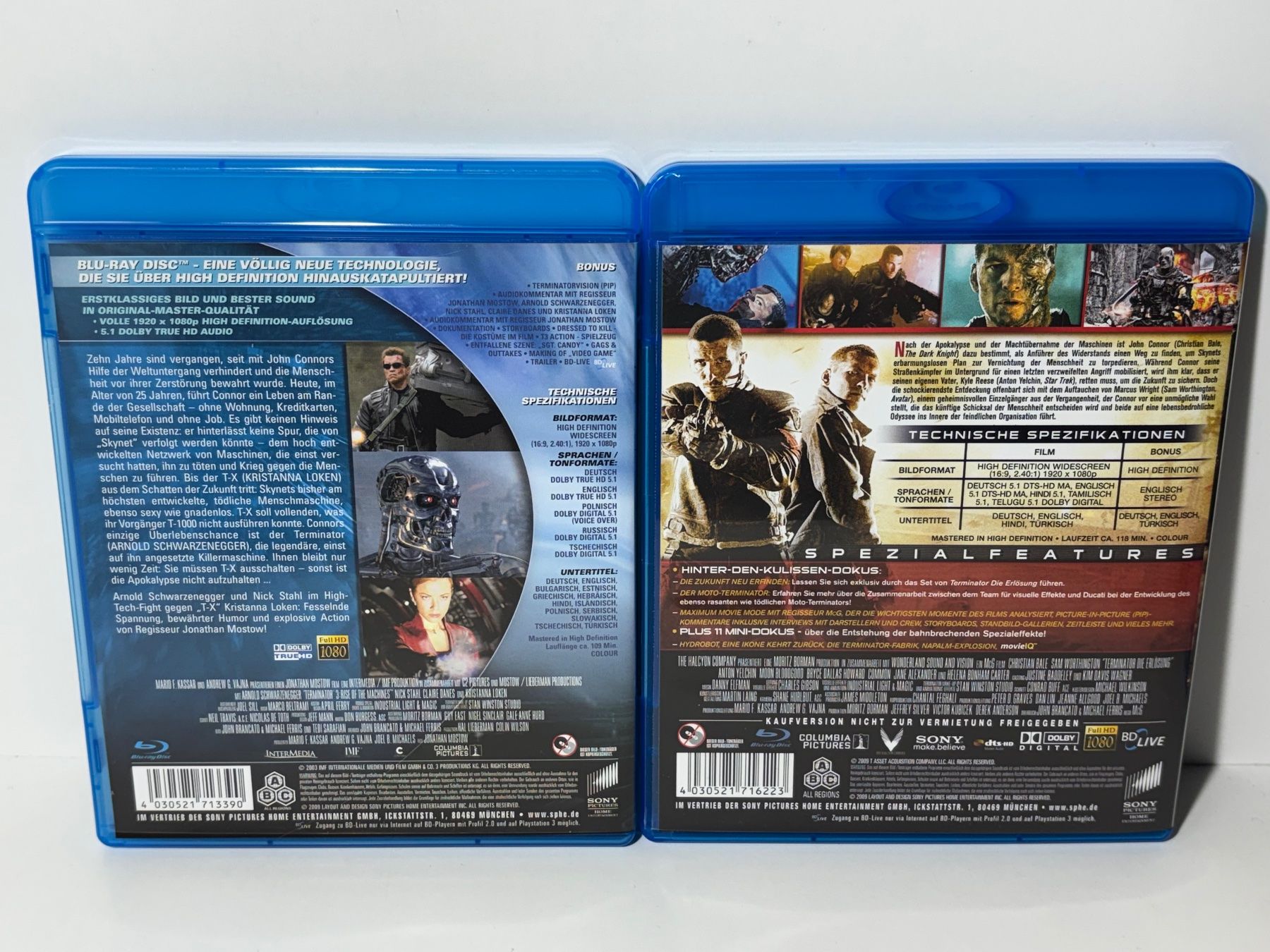 Tous les DVDs: Terminator 1-6 Blu Ray – D'occasion à Wilderswil par Sstriker 4