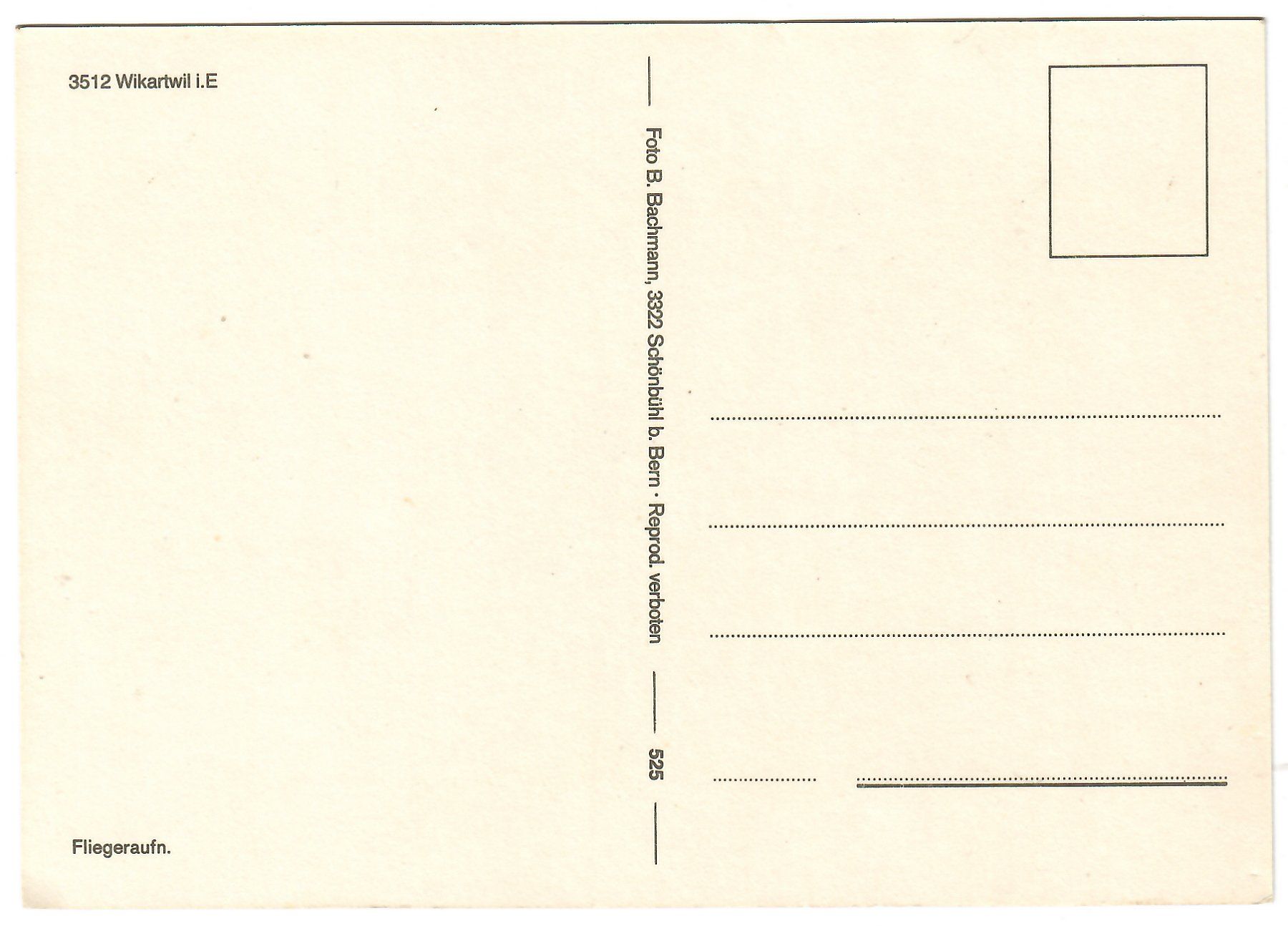 Cartoline postali: Fliegeraufnahme  Wikartwil  i. E. – Usato da Kerns venduto da etma3 1