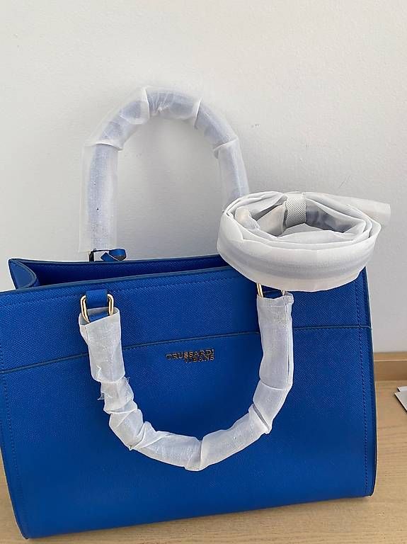 Trussardi Borse da donna: Borsa Trussardi T-Easy Light Tote blu – Nuovo e nell'imballaggio originale da Lugano venduto da kiki36s 2