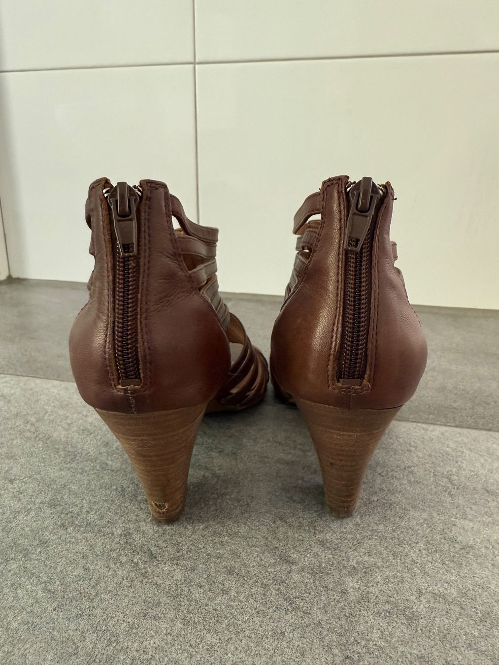 Scarpe da donna: Echtleder Stiefeletten braun Gr. 39 – Nuovo (secondo la descrizione) da Oetwil an der Limmat venduto da Prinzaessli123 1