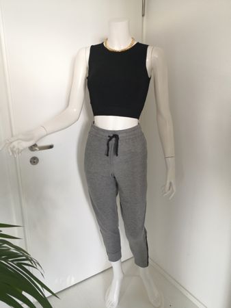 🤩MANGO JOGGING-HOSE GRAU MIT REISSVERSCHLÜSSE