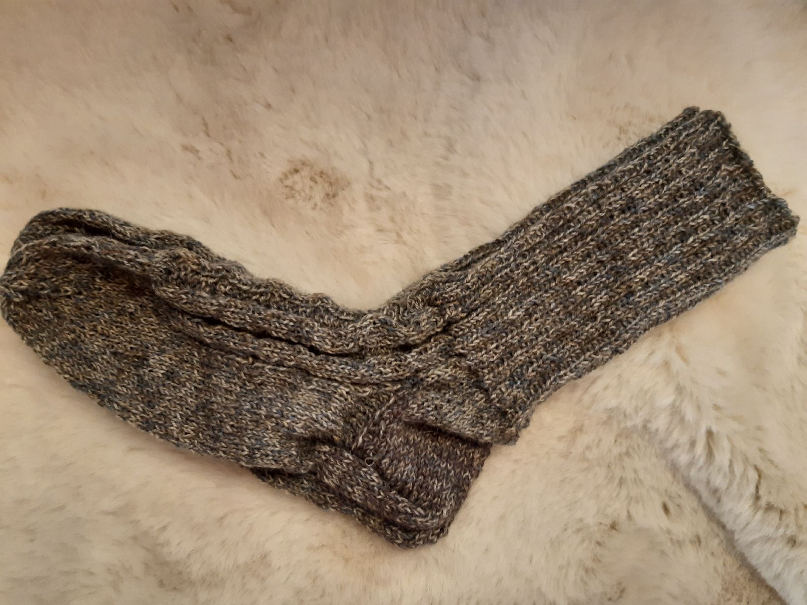 Socken: Handgestrickte Wollsocken  42/43 NEU – Neu (gemäss Beschreibung) aus Toffen von Gwunderegge77 1