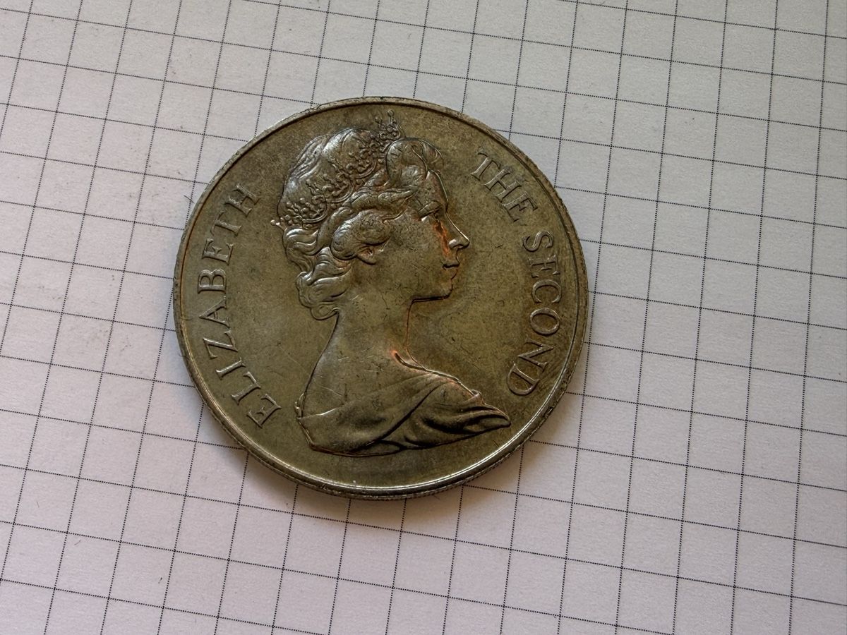 Alle Münzen: St. Helena 25 Pence 1973  – Gebraucht aus Zürich von daki81 1