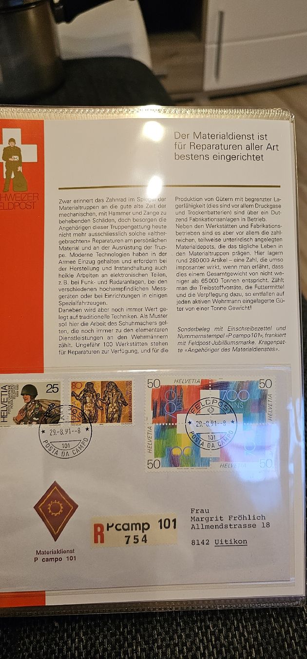 Tutti i francobolli: Schweizer Feldpost  R - Post Briefe Sammlung, komplett, Top – Nuovo (secondo la descrizione) da Ferden venduto da jemyce 1